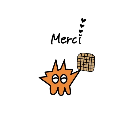GONNYS 定番Tシャツ|ミニエンブレム「Merci Waffle」