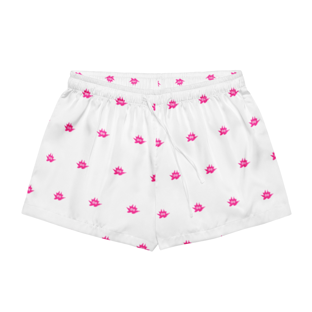 GONNYS Pajama Shorts〈Petal Dot/White x Fuchsia〉