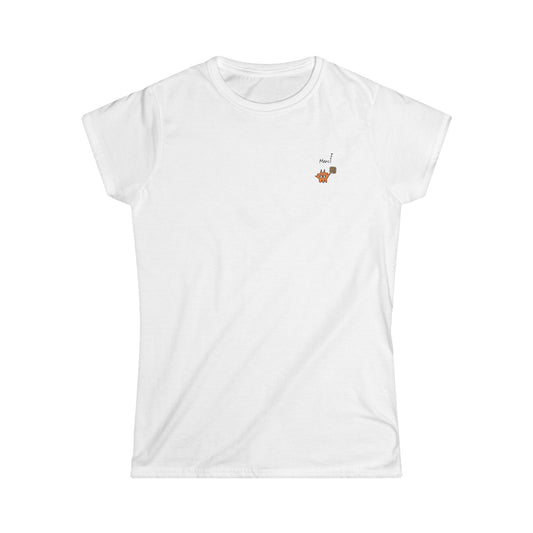 GONNYS American Waffle "Merci" Mini Graphic Women's Soft Style T-Shirt 
