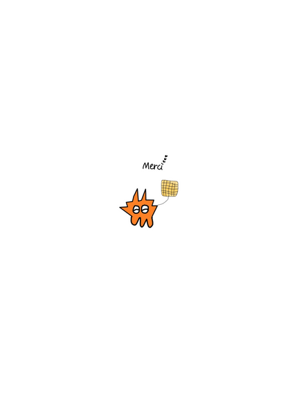 GONNYS "Merci" A3 Print (Unframed)