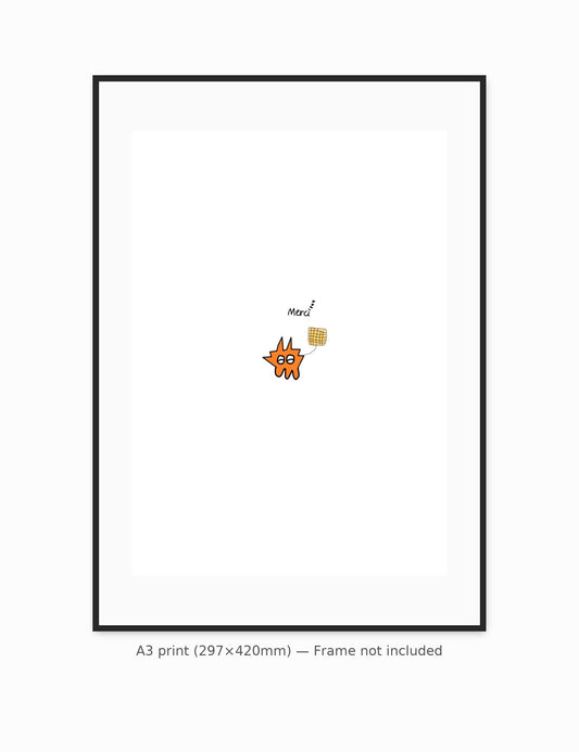 GONNYS "Merci" A3 Print (Unframed)