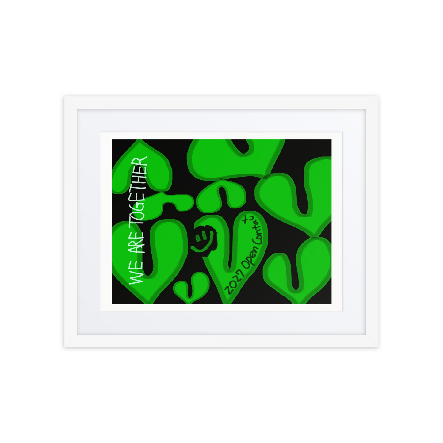 GONNYS Framed Poster｜WE ARE TOGETHER – Open Contact 2027