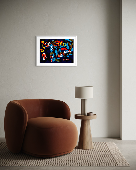 GONNYS VIVID SILENCE / Art Print