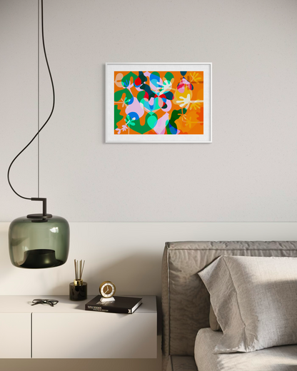 GONNYS “Orange Garden” Art Print