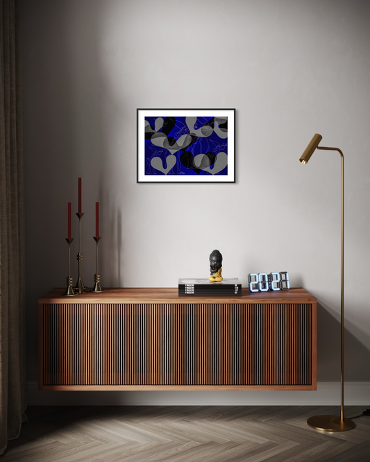 GONNYS｜Ancient Blue Ceremony Art Print